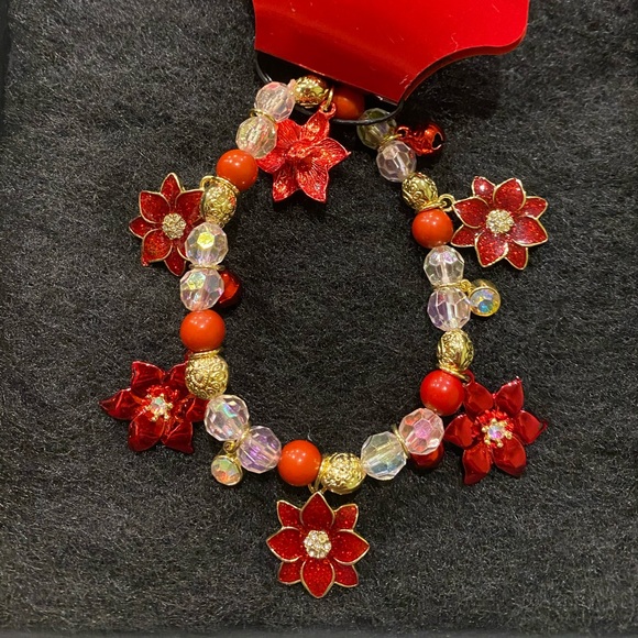 Red Golden Bracelet Holidy Gift - Picture 1 of 4